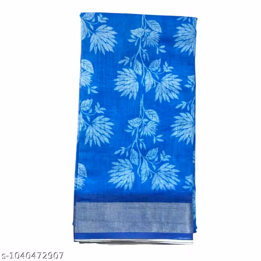 Women's Designer Blue Saree - Image 4
